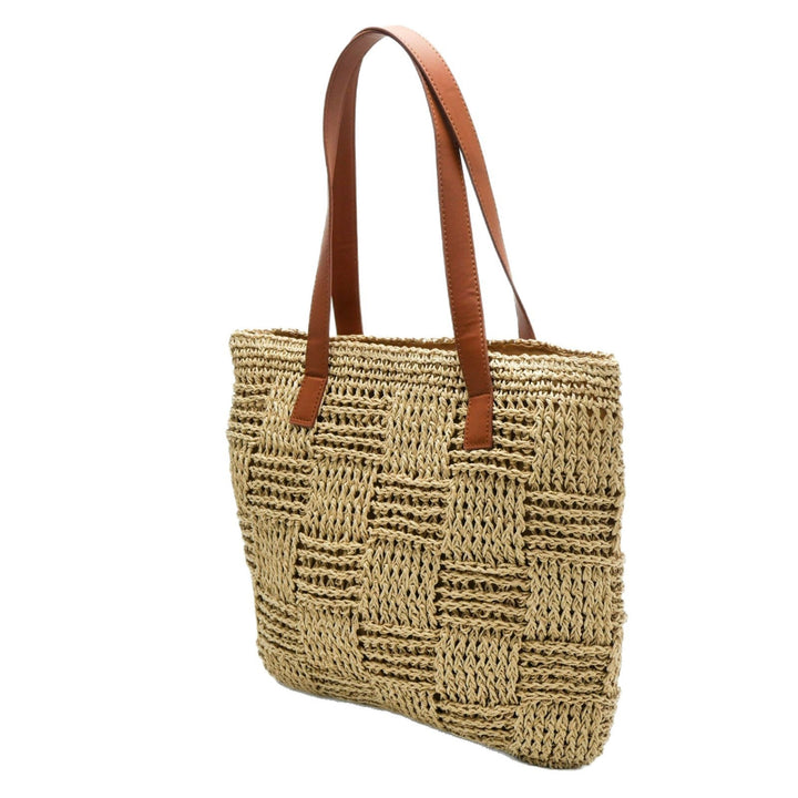 Patterned Macrame Tote Bag Kalsten