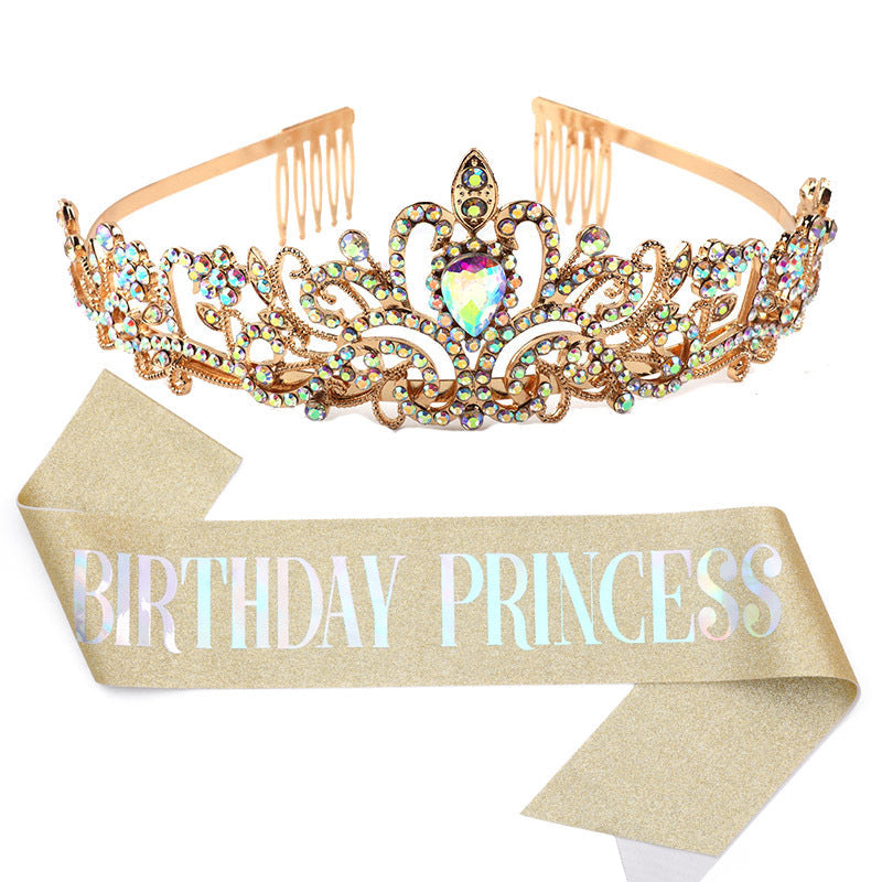 Women's Birthday Sash with Glitter Design Kalsten
