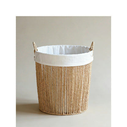 Braided basket with fabric insert Acalora