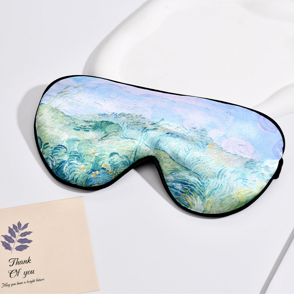 Unisex soft ergonomic sleep mask with contoured eye area and adjustable elastic band Kalsten
