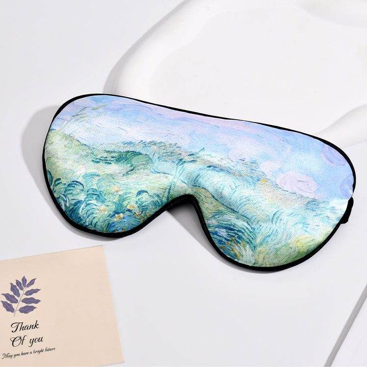 Unisex soft ergonomic sleep mask with contoured eye area and adjustable elastic band Kalsten