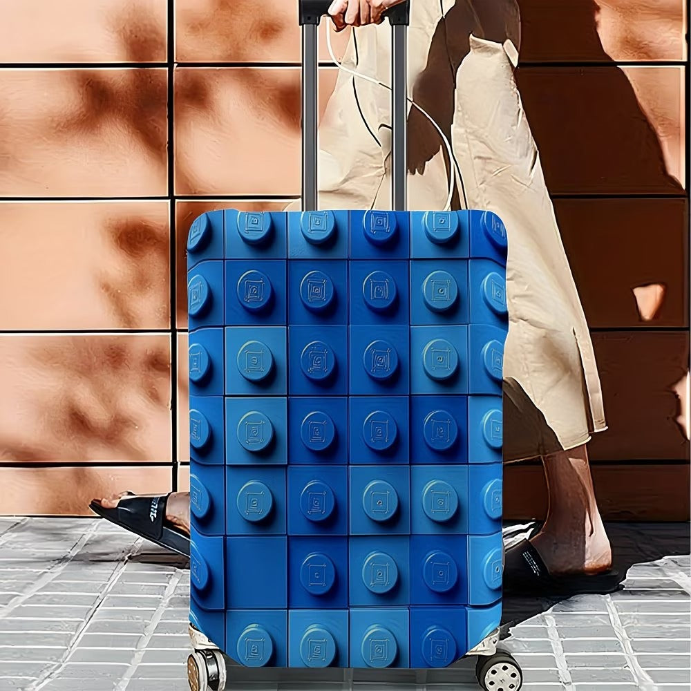 Unisex non-elastic suitcase cover with three-dimensional nub structure and non-slip inner fastening Kalsten
