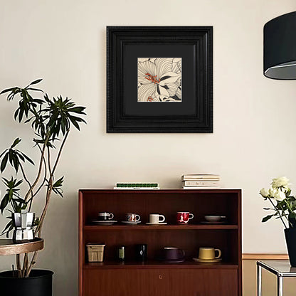 Artistic Flowered Coated Wall Decor