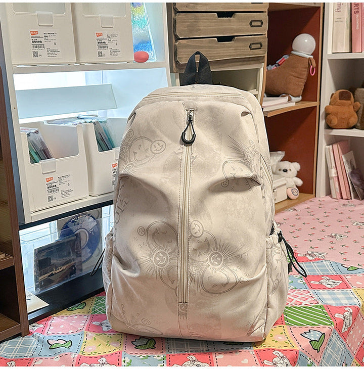 Graphic Print Casual School Backpack