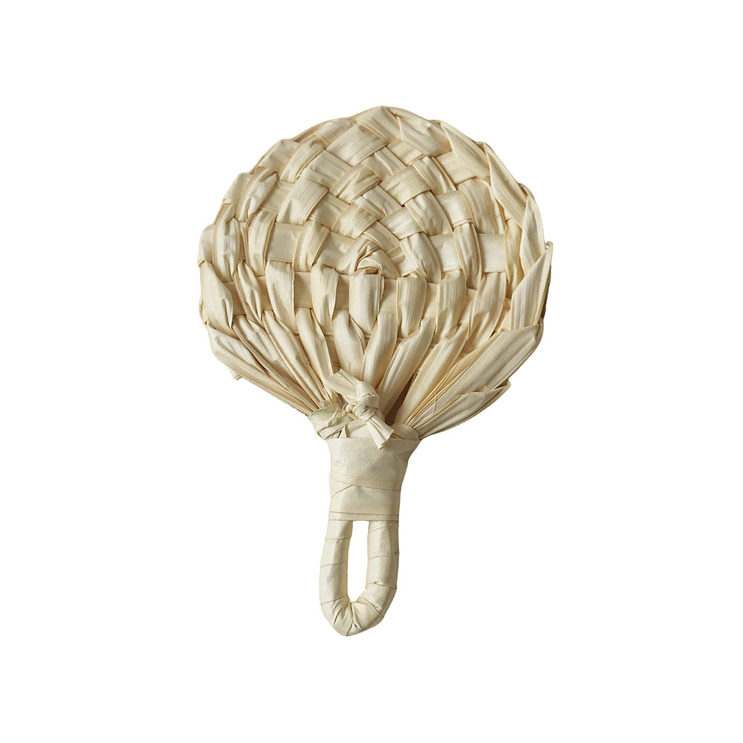 Women handmade fan made of natural material Kalsten
