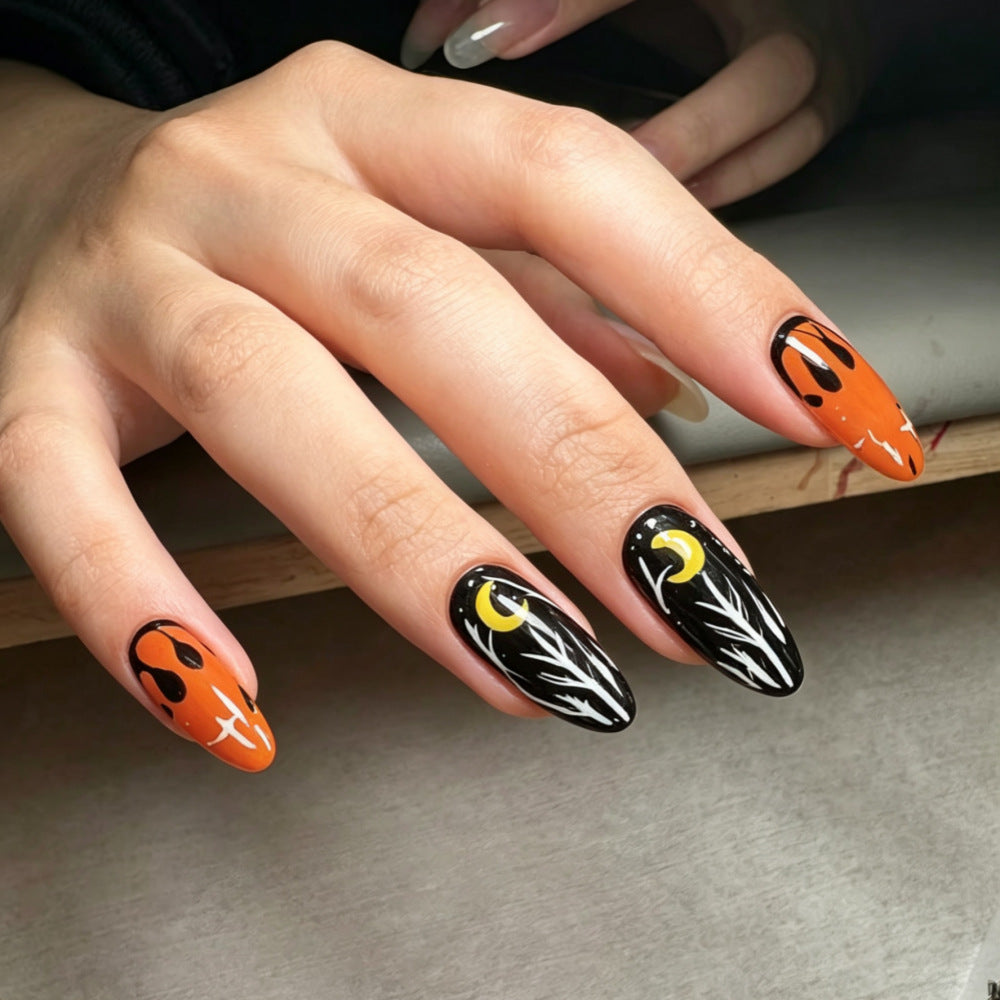 Artificial nails with creative Halloween design Kalsten
