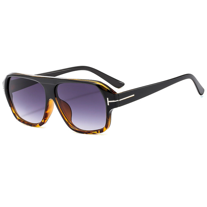 Women's oversized sunglasses with square frame and polarized lenses Kalsten