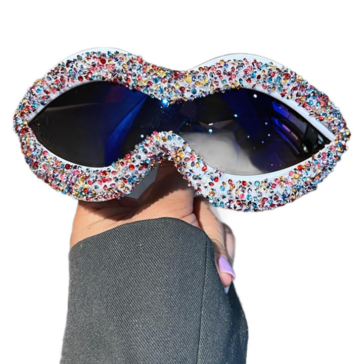 Women statement sunglasses with sparkling crystal embellishments Kalsten