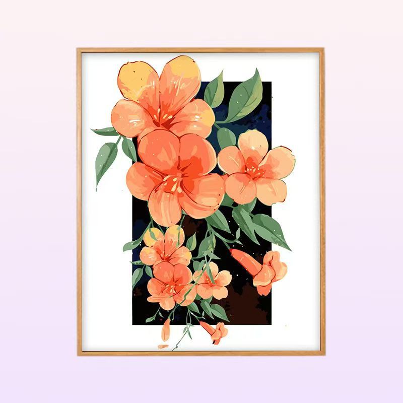 Floral Peony Illustration Wall Art Kalsten