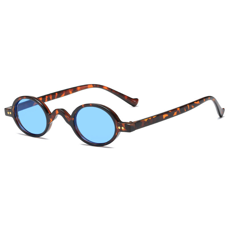 Women's round sunglasses with distinctive design and high-quality plastic frame Kalsten