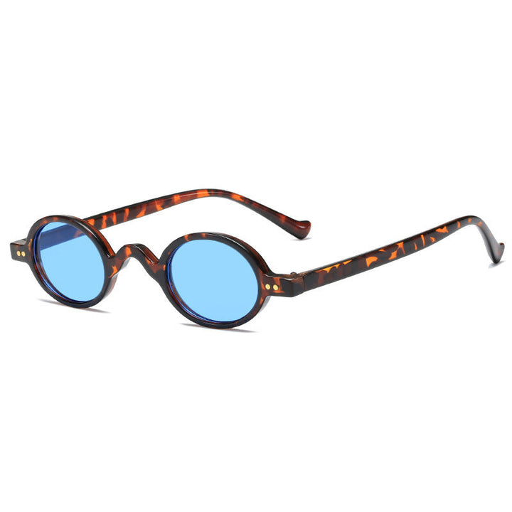 Women's round sunglasses with distinctive design and high-quality plastic frame Kalsten