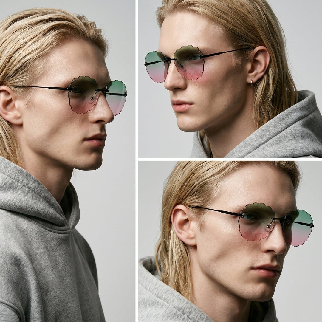 Ladies fashionable sunglasses in unique flower frame Kalsten