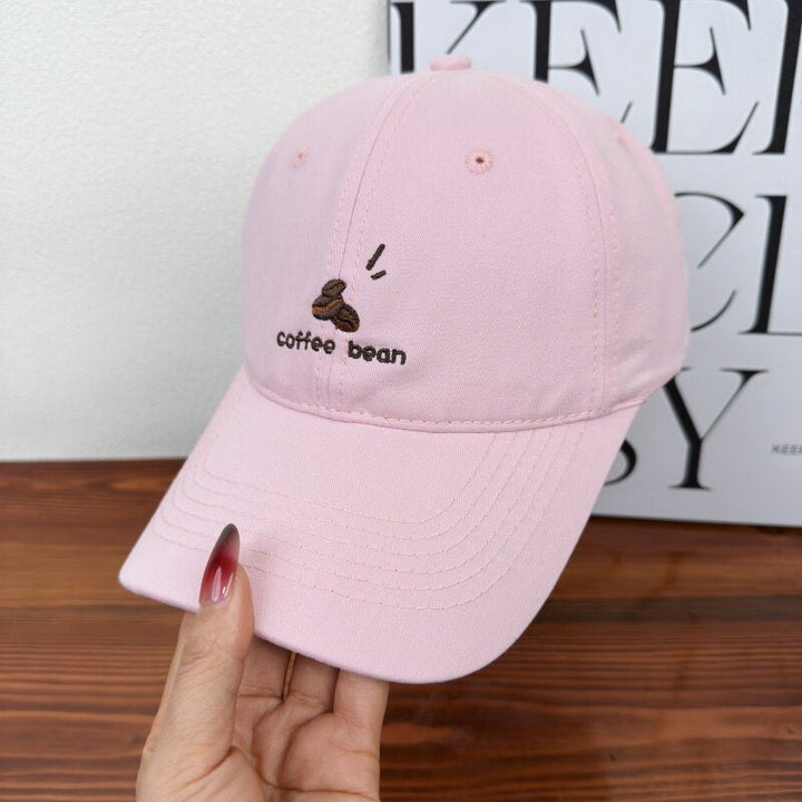 Women's Embroidered Coffee Bean Baseball Cap Kalsten