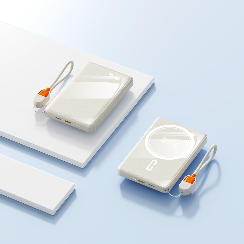 Portable power bank with wireless charging option and high-speed technology Kalsten