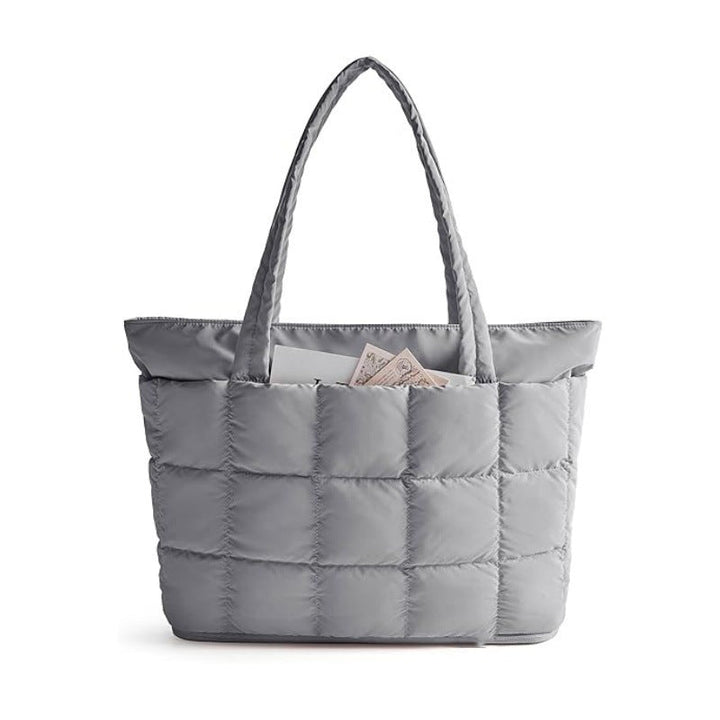 Practical Tote Bag with Quilted Design Kalsten