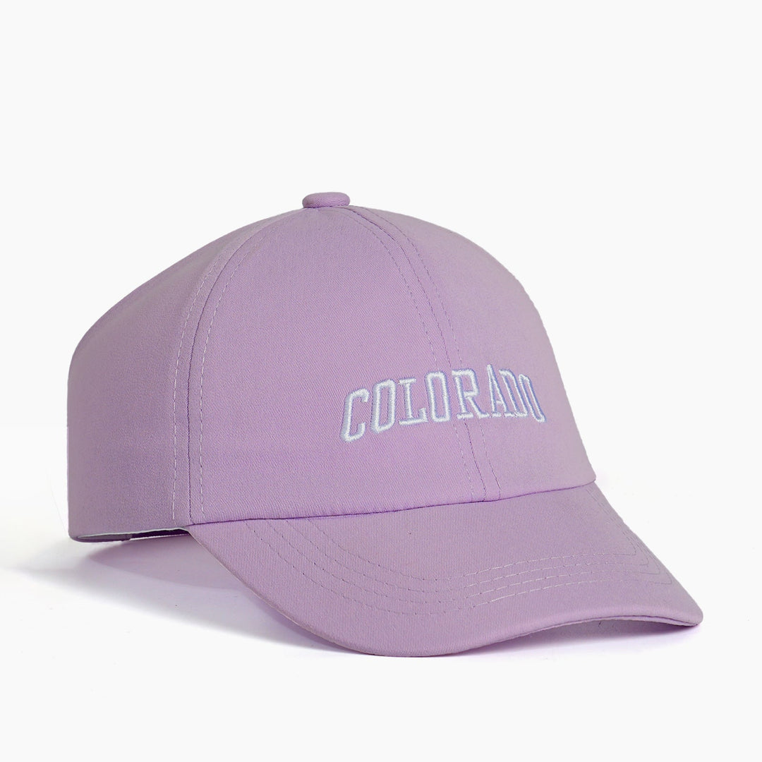 Ladies sporty cotton cap with front embroidery Kalsten
