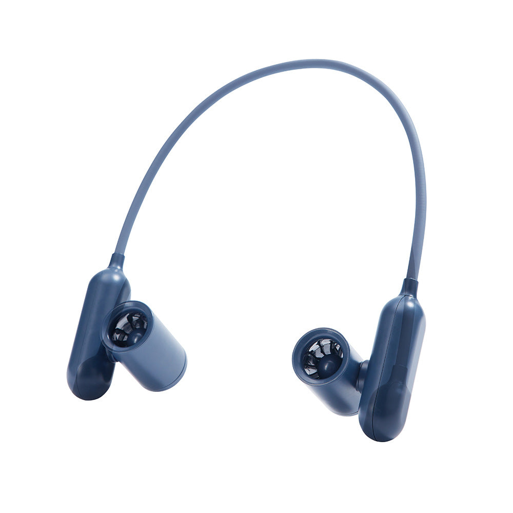 Unisex Neck headphone with built-in mini fan Kalsten