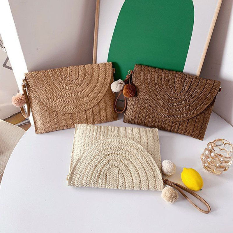 Stylish and Handmade Clutch Bag Made of Natural Material Kalsten