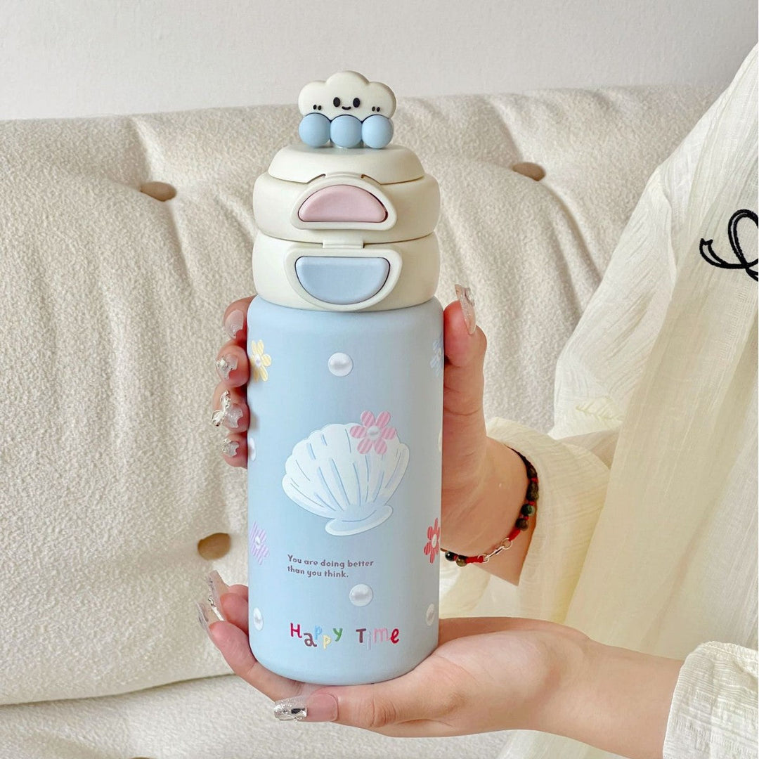 Women's water bottle with innovative lid Kalsten