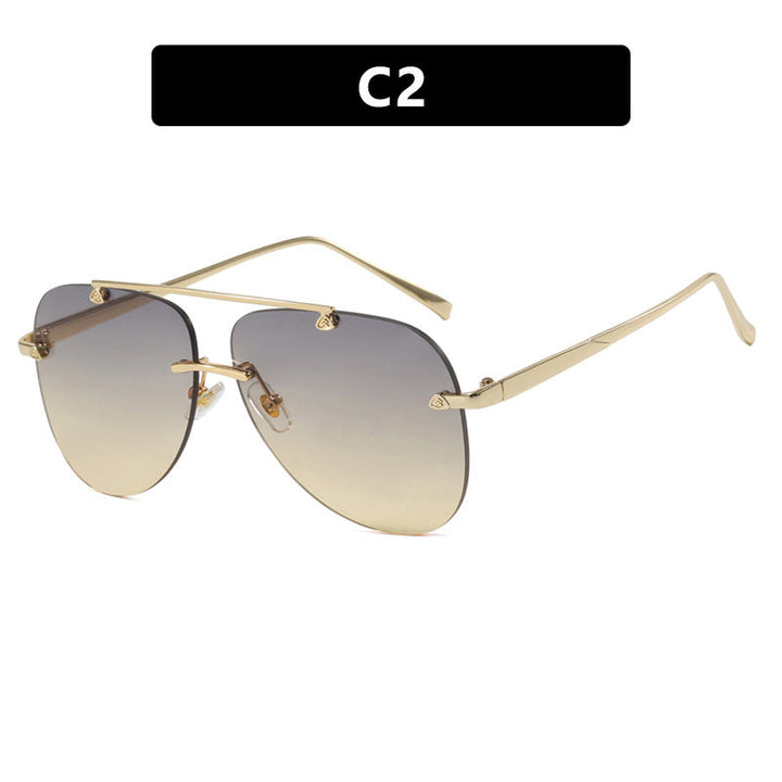 Women's elegant pilot sunglasses with UV protection and reflective lenses Kalsten