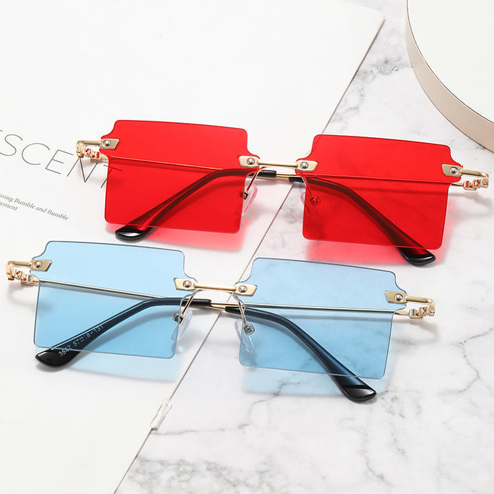 Women's fashionable oversized sunglasses with rectangular design Kalsten