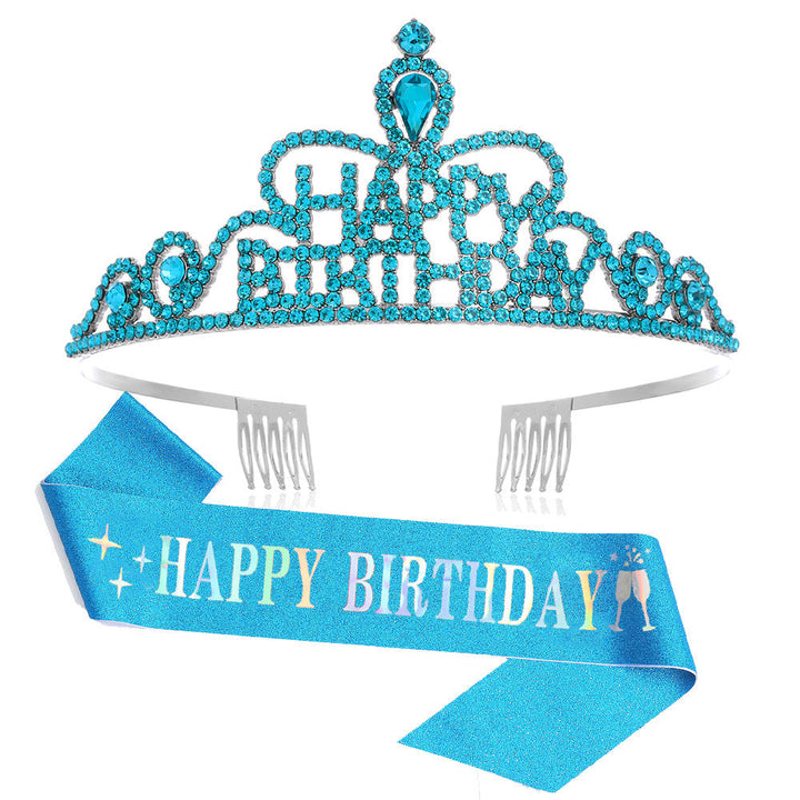 Women Funkenkrone with "Happy Birthday" lettering Kalsten