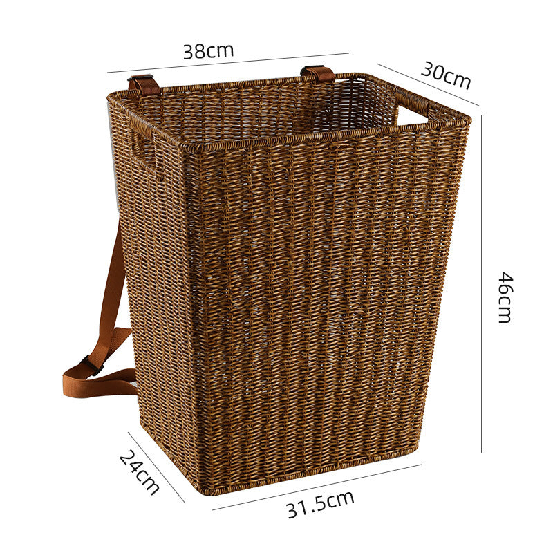 Handcrafted Woven Laundry Hamper Kalsten