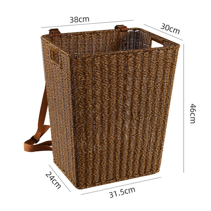 Handcrafted Woven Laundry Hamper Kalsten