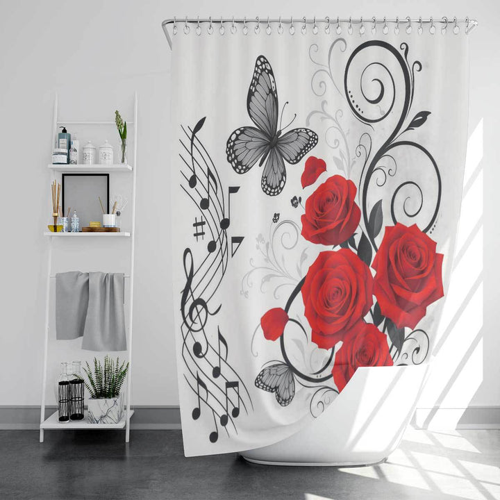 Camping-Themed Shower Curtain Kalsten