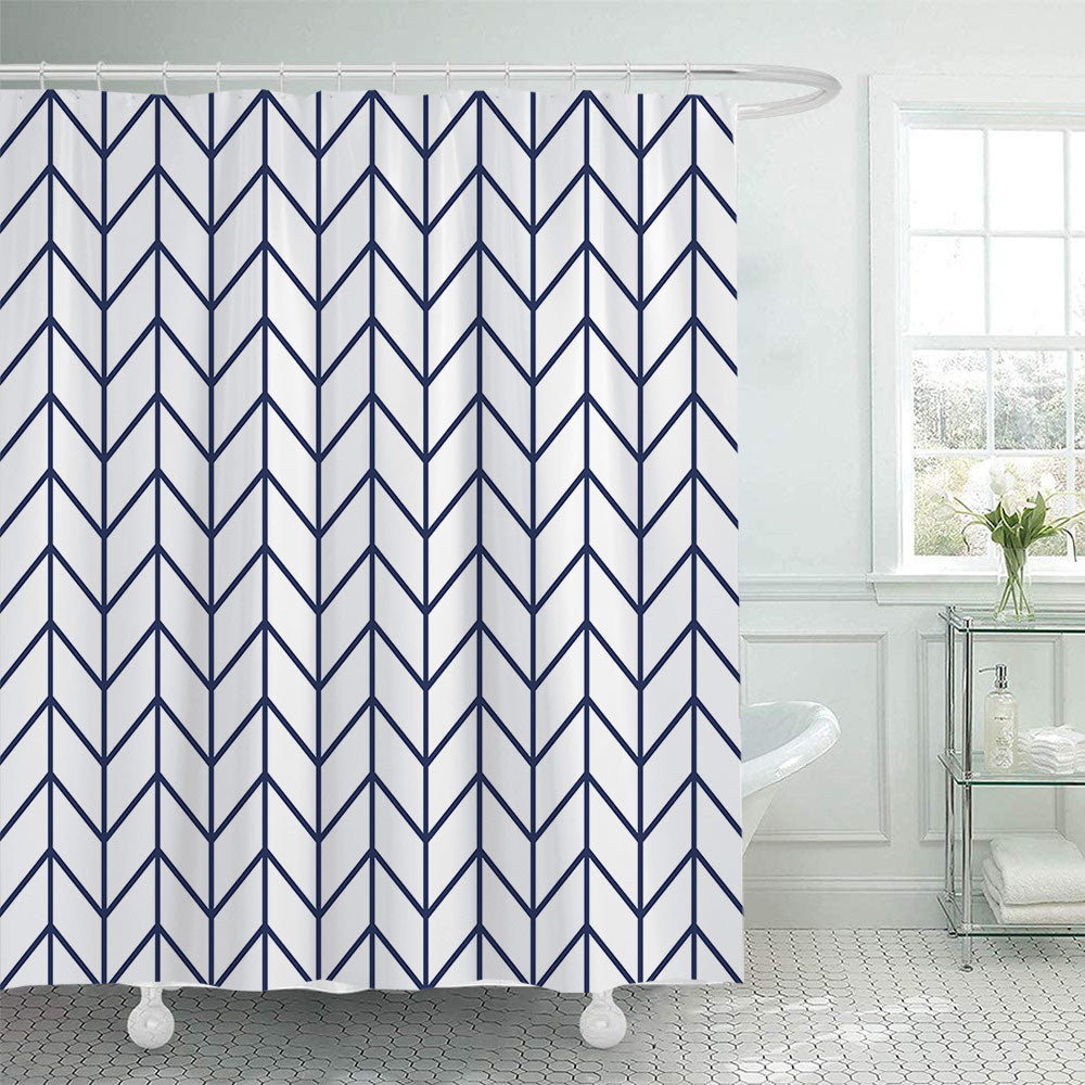 Modern Geometric Shower Curtain Kalsten