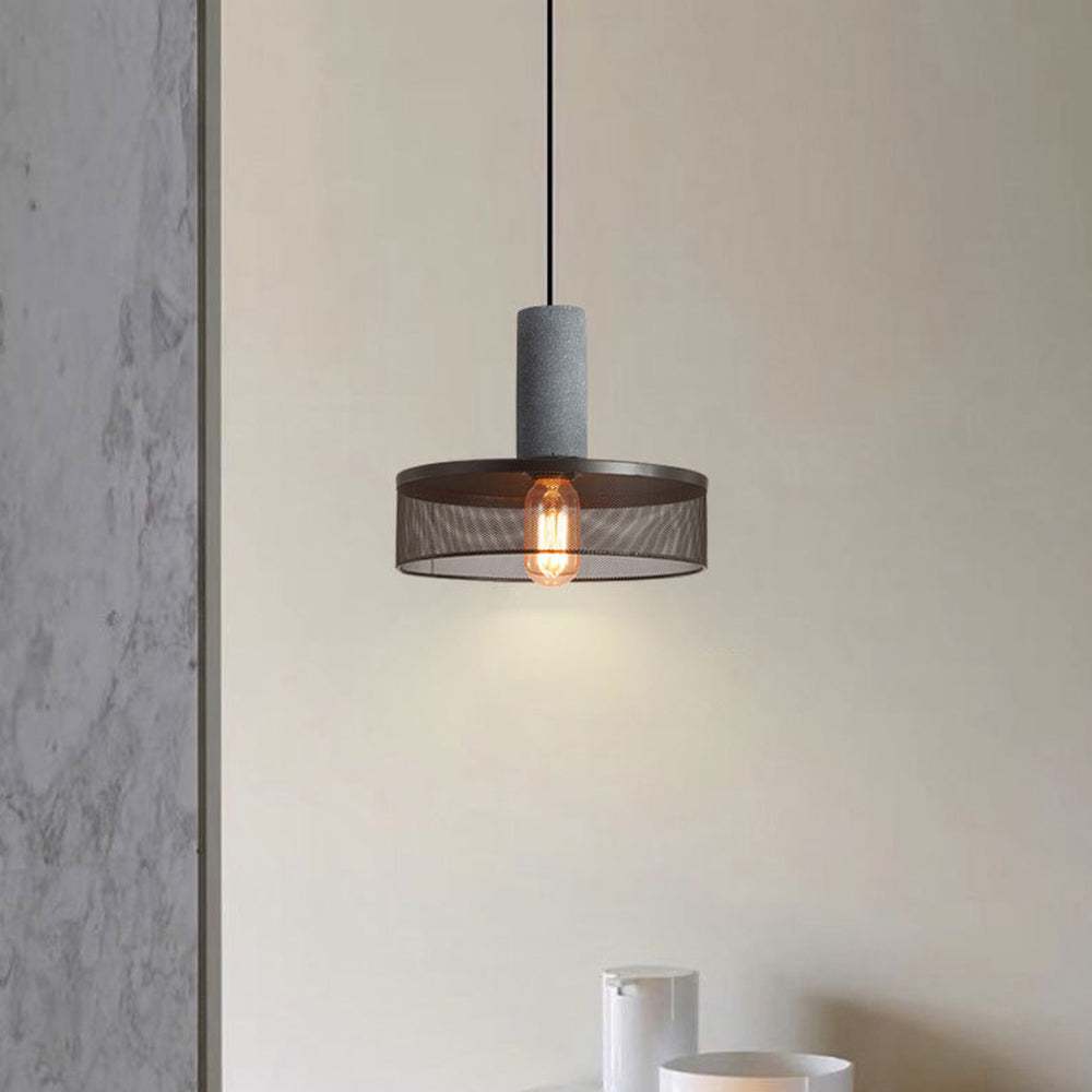 Modern Iron Grey Hanging Light Pendant Lampshade | Kalsten