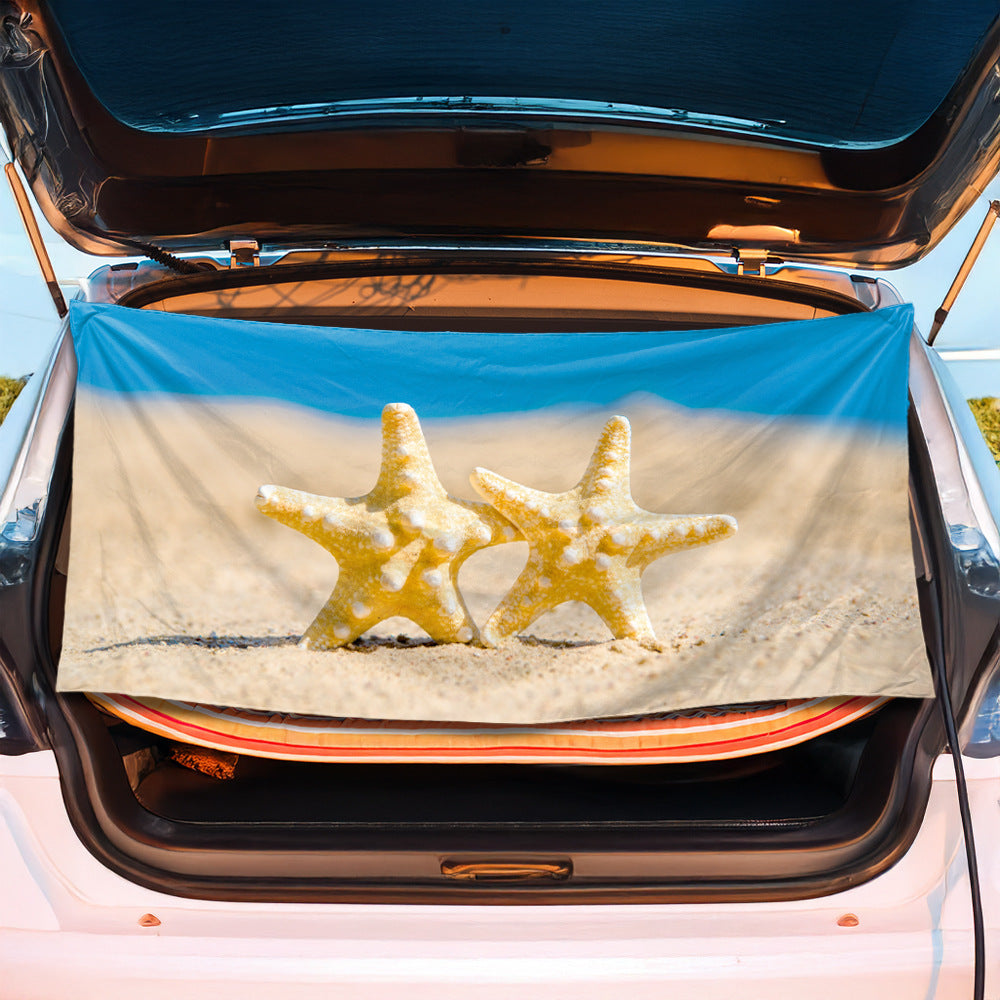 Luggage protection cover with maritime shell design Kalsten