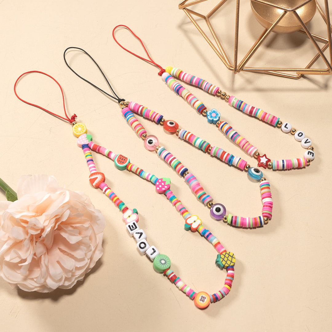 Beaded Smile Face Eyewear Chain Kalsten