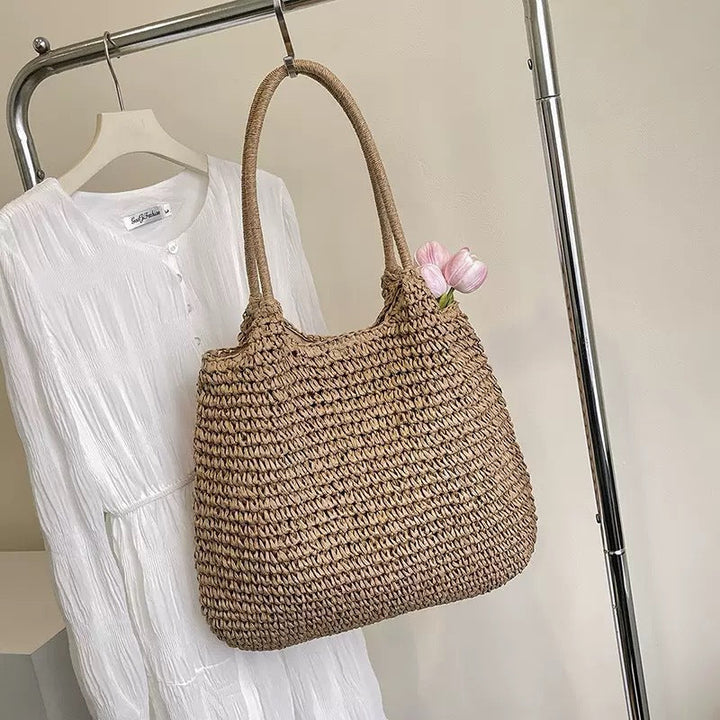 Handmade Raffia Tote Bag Kalsten