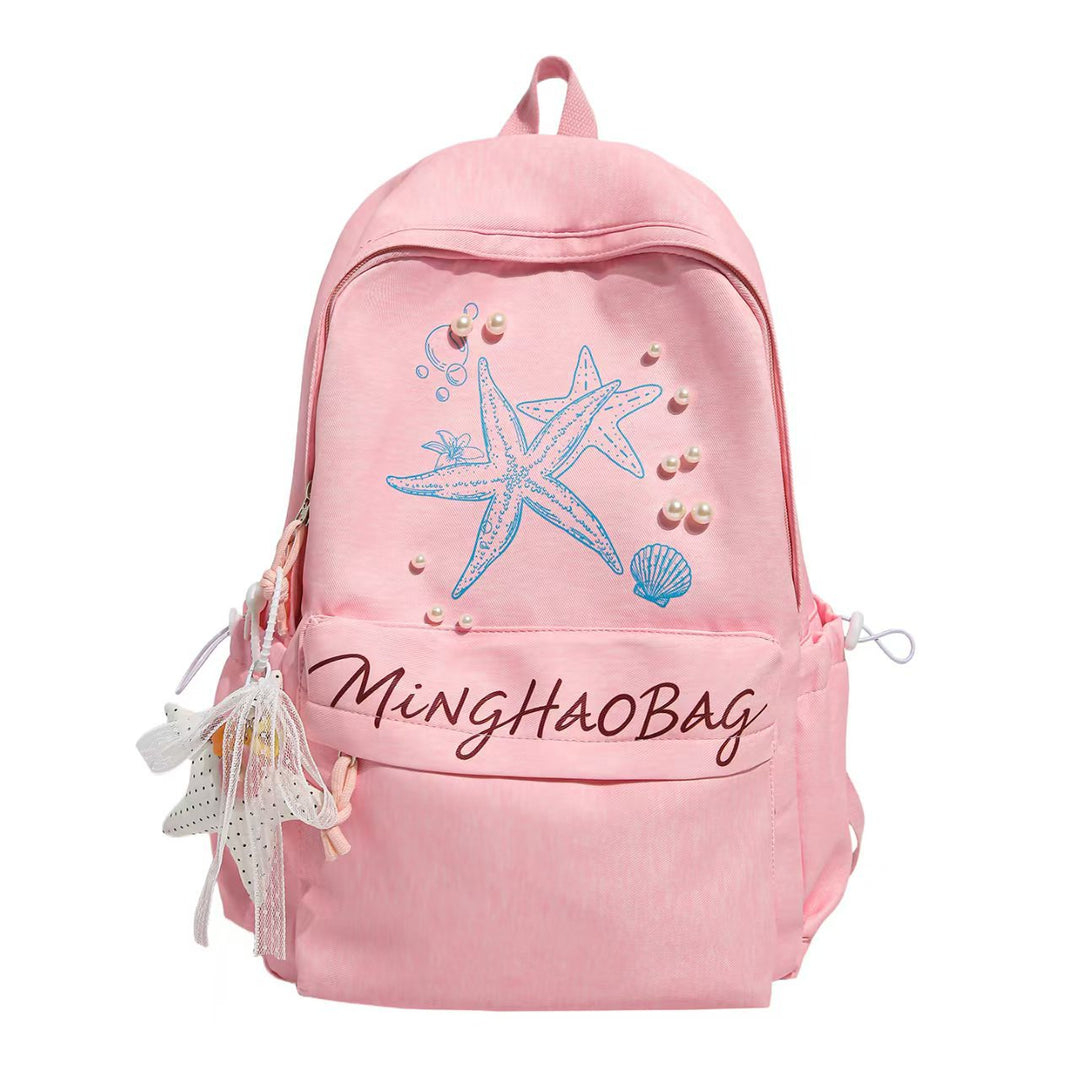 Nautical-Themed Embellished Backpack Kalsten
