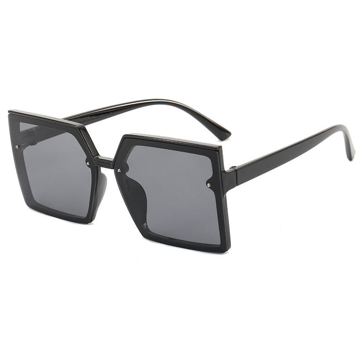 Women's stylish oversized sunglasses with geometric design Kalsten