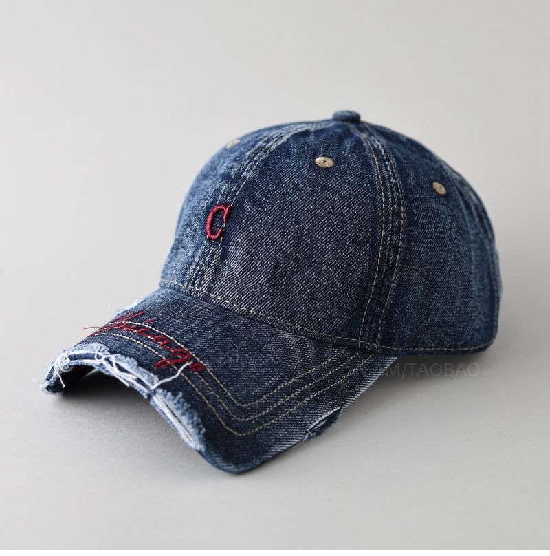 Men's Casual Distressed Baseball Cap Kalsten