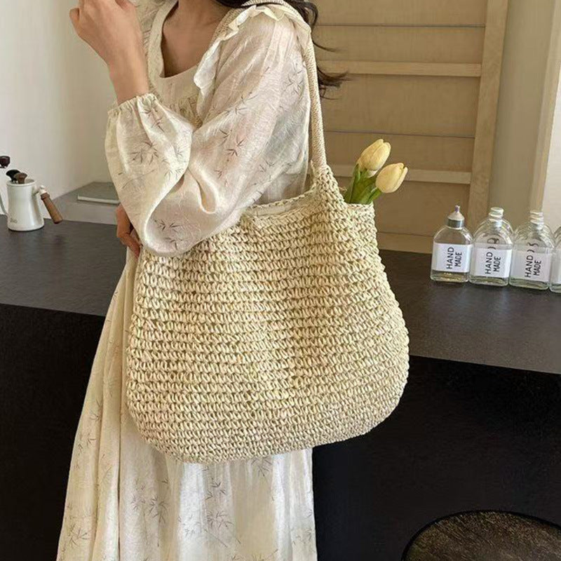 Handbag Made of Handcrafted Natural Material with Robust Design Kalsten