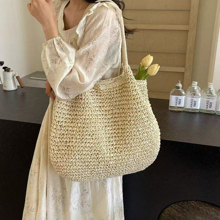 Handbag Made of Handcrafted Natural Material with Robust Design Kalsten