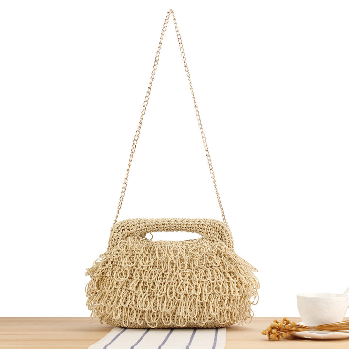 Handbag with Playful Fringe Design Kalsten