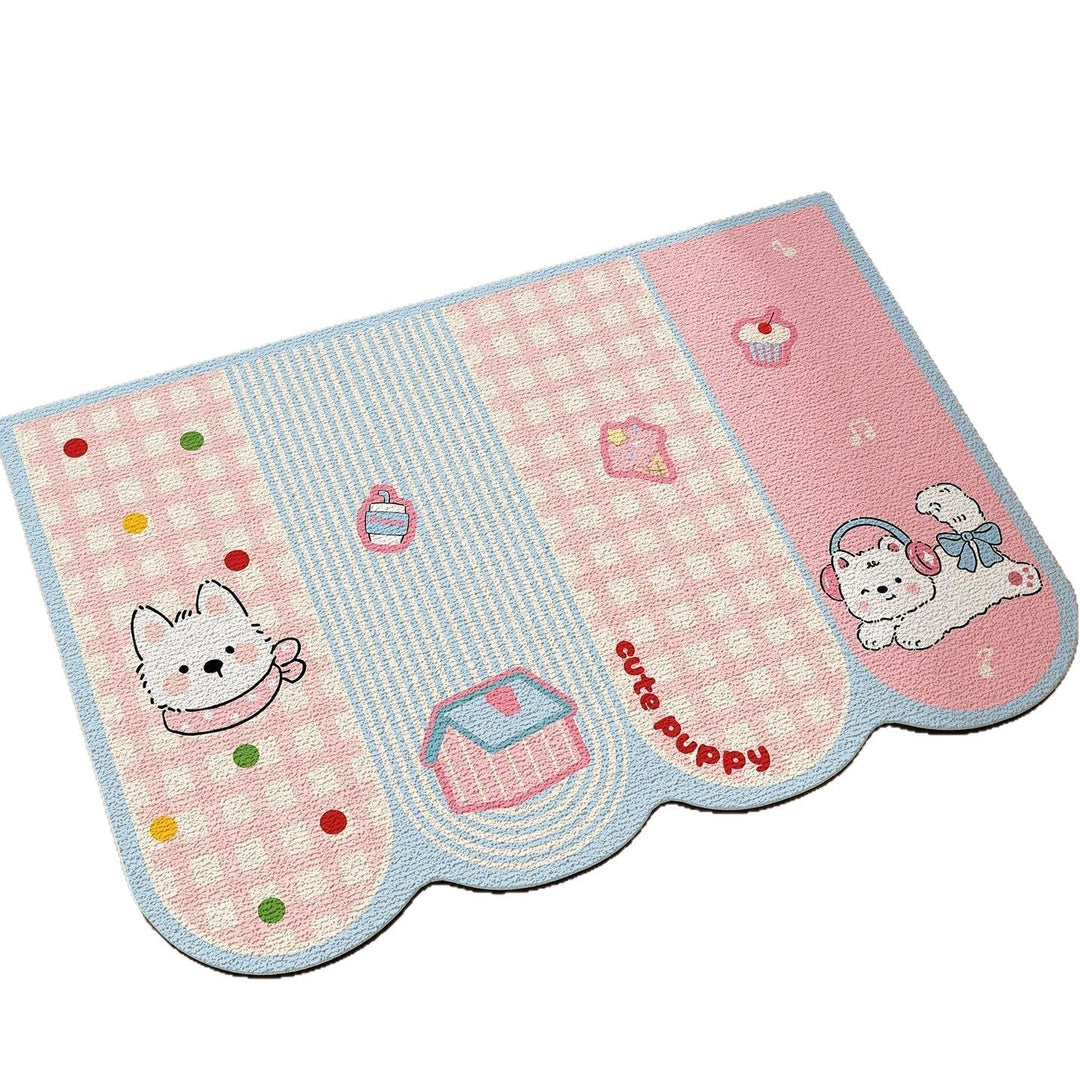 Cute Cartoon Dog-Themed Bath Mat Kalsten