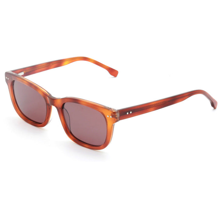 Women's trendy square sunglasses with transparent frame Kalsten