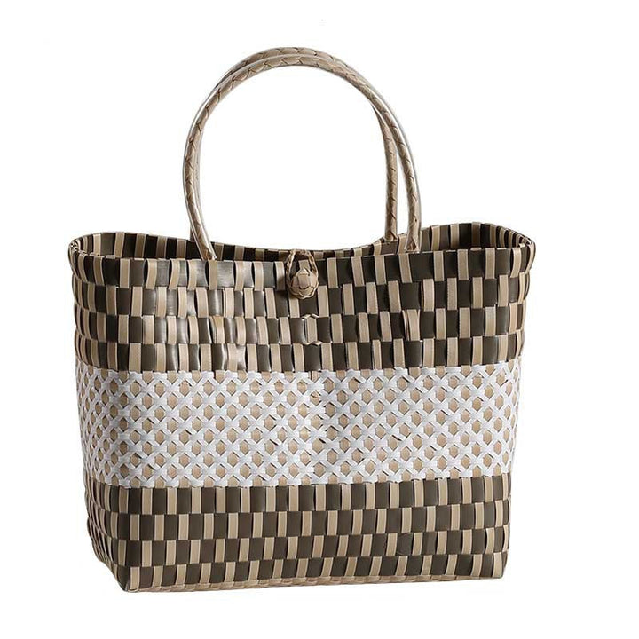 Stylish Woven Beach Tote Kalsten