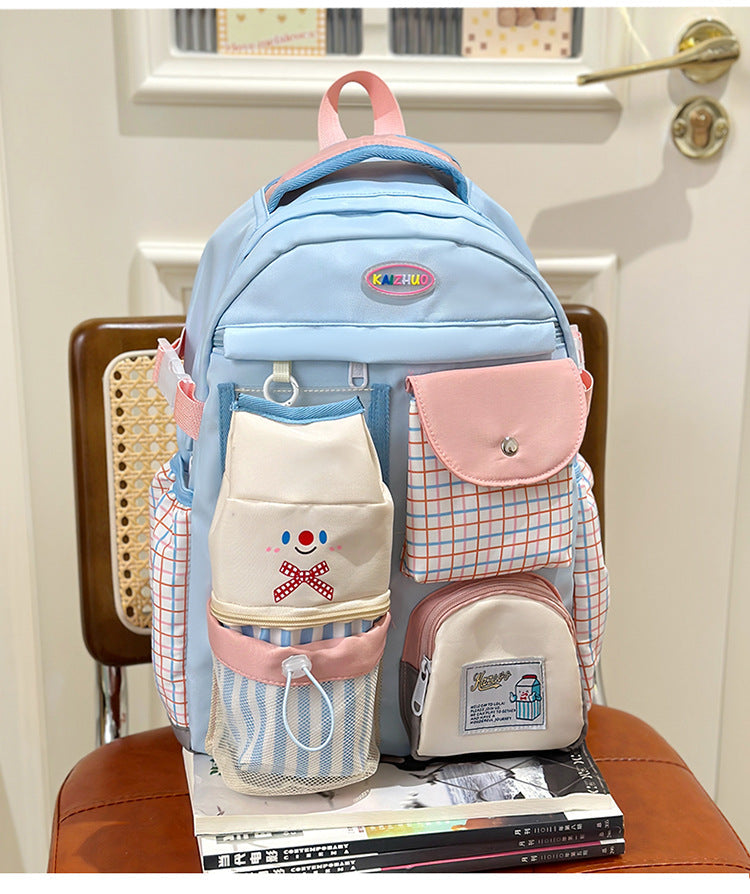 Children's Playful Multi-Compartment School Backpack