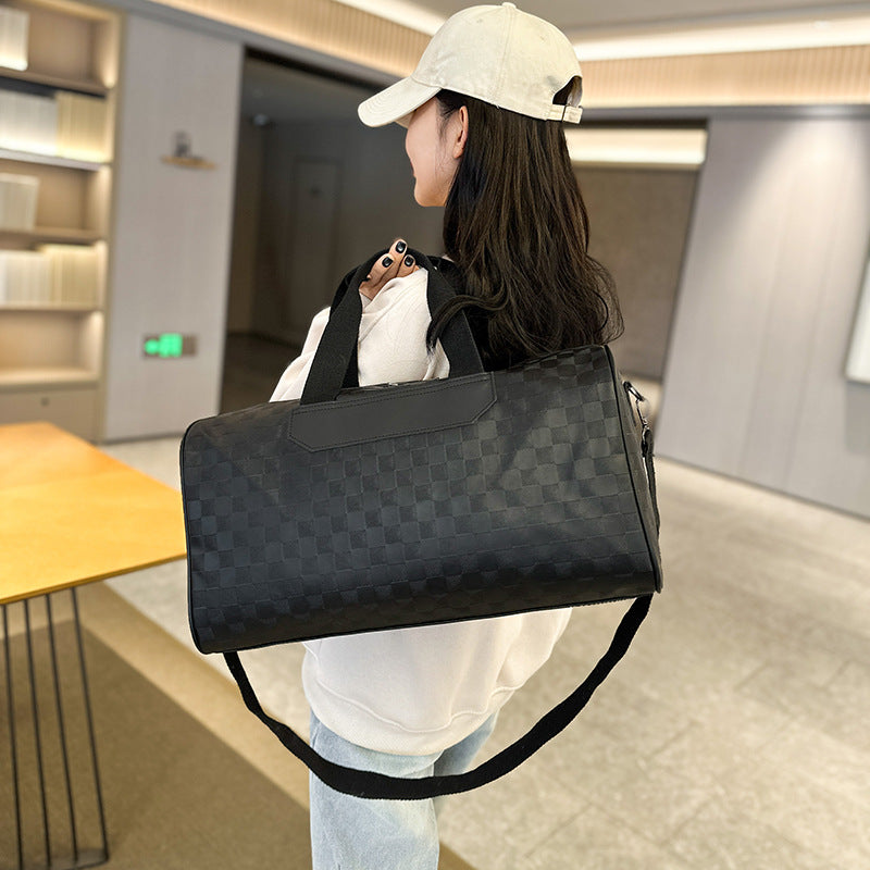 Elegant Travel Bag Made of Durable Artificial Leather with Crocodile Pattern Kalsten