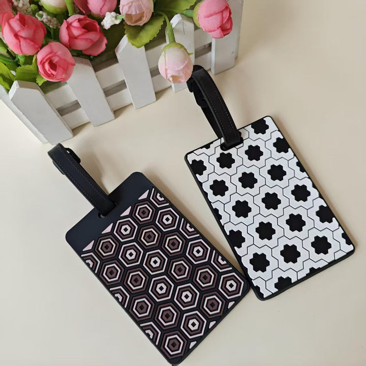 Unisex Retro Puzzle-Themed Luggage Tag Kalsten