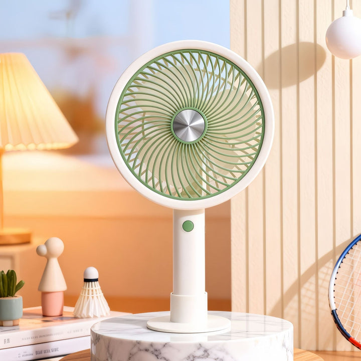 Women Portable Table Fan with Adjustable Tilt and USB Charging Function Kalsten
