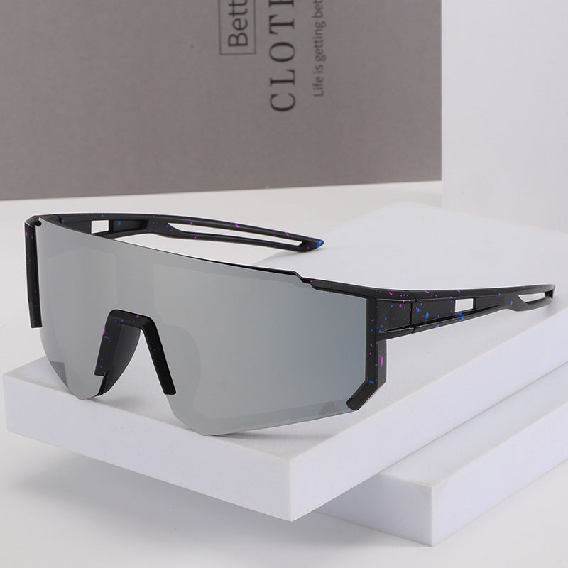 Men's Futuristic Oversized Shield Sunglasses Kalsten
