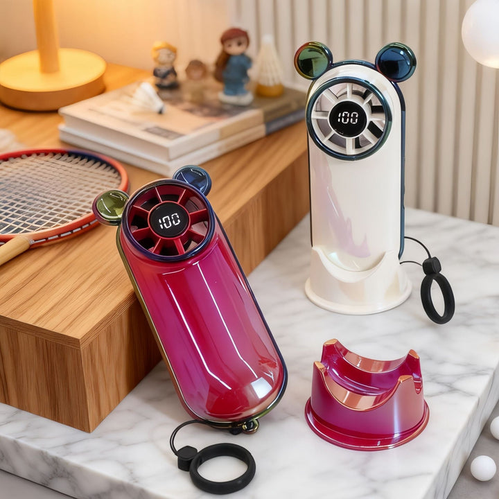 Women Portable Mini Fan with LCD Display Kalsten