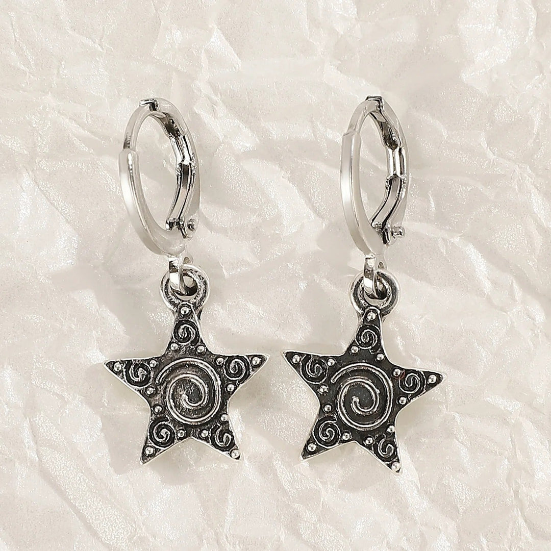 Heart-Inspired Cross Dangle Earrings Kalsten